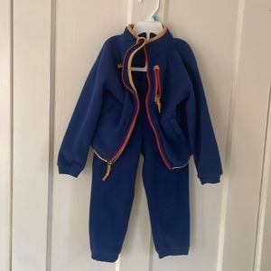 Jacket and joggers from REI